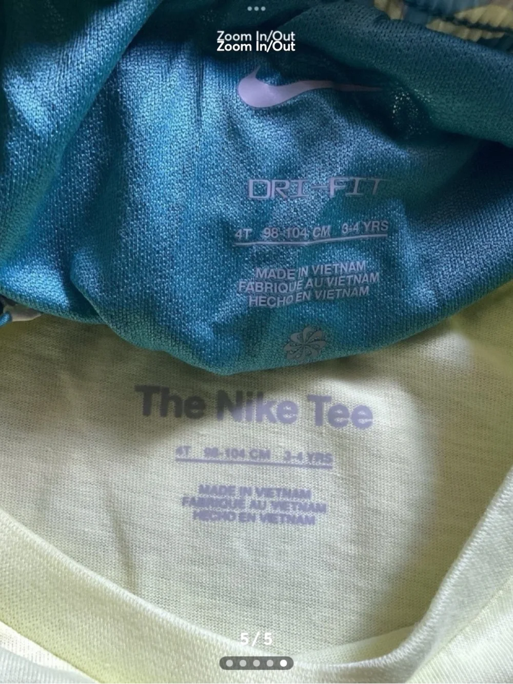 Nike toddler Girl tee & Shorts outfit size 4T(NWT) ~PRICE FIRM, NO OFFERS~ - Picture 5 of 5